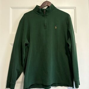 Polo Ralph Lauren Quarter-Zip Pullover Estate Rib Sz XL